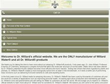 Tablet Screenshot of drwillard.com